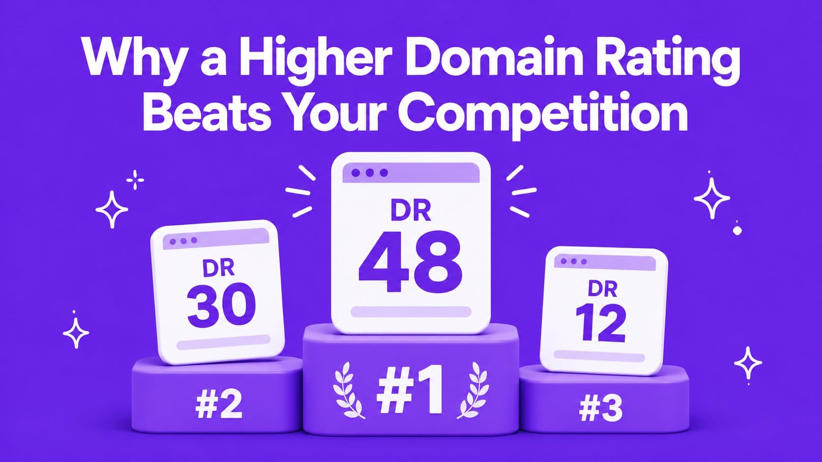 Higher Domain Rating beats competitors
