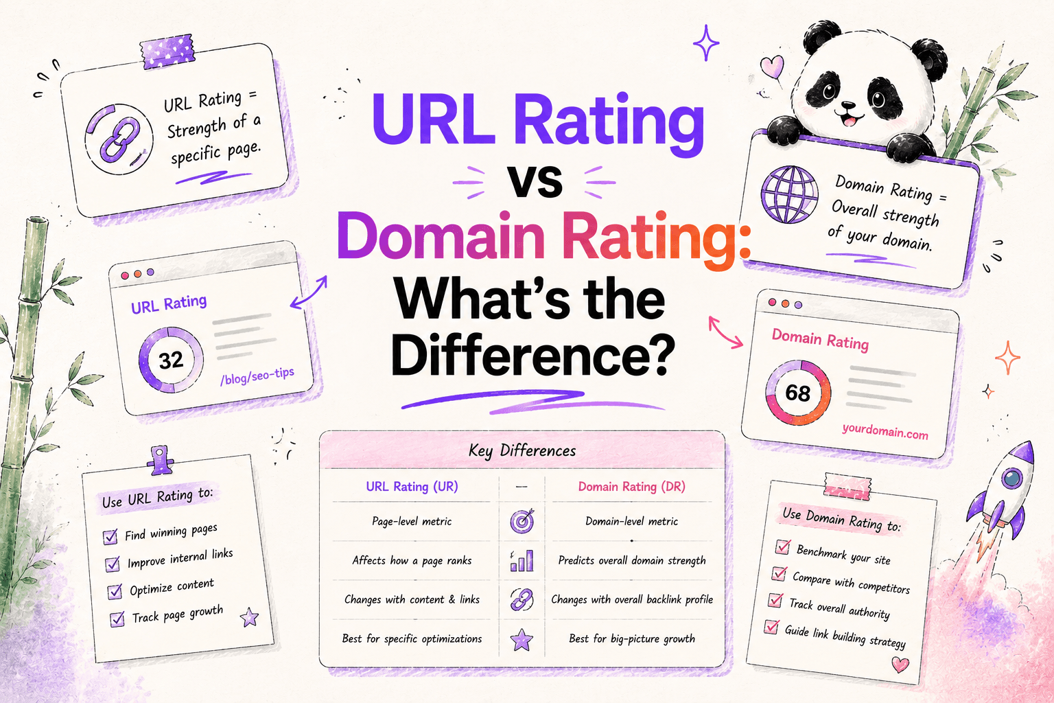 URL Rating versus Domain Rating
